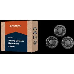 Grundig Ersatzscherköpfe Grundig MSR 91 Ersatz-Scherköpfe (passend für Grundig Herrenrasiere...