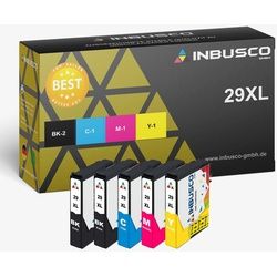 Inbusco 5x Premium-Tintenpatronen für Epson Expression X Tintenpatrone