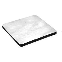 Mr. GARDENER Gummipad, Gummigranulat, für Unterkonstruktionen aus Holz und/oder Aluminium - schwarz