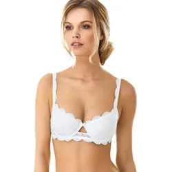 Nina Von C. Dirndl-BH Balconnet Dirndl BH Silver Edition (Stück, 1-tlg) Push up Effekt weiß 85