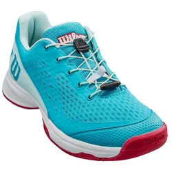 Wilson Rush Pro 4.0 QL (Quicklace) scubablau Kinder Tennisschuh blau 36 EU