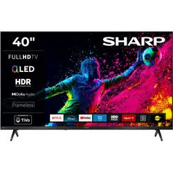 Sharp 2T-C40HE3x QLED-Fernseher (101 cm/40 Zoll, Full HD, Smart-TV) schwarz