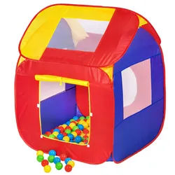 tectake Spielzelt ,86 x 84 x 102 cm,bunt , Textil , 84x86 cm , Ce , Spielzeug, Kinderzelte