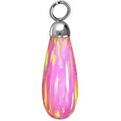 Synthetischer Opal Anhänger für Clicker TROPFEN