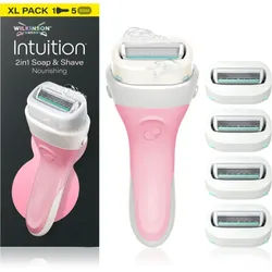 Wilkinson Sword Intuition 2in1 Ultra Moisture Razor Rasierapparat + Ersatzköpfe 5 pc