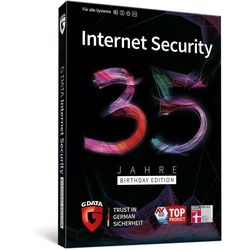 G Data Internet Security Birthday Edition, 5 Geräte 1 Jahr