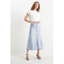 Jeansrock, Blau, 46