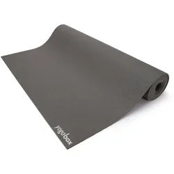 yogabox Sportmatte Studio Yogamatte Premium - in Deutschland hergestellt (1-St), extrem rutschfest grau 183 x 60 x 0,3 cm | 60 cm x 183 cm x 0.3 cm