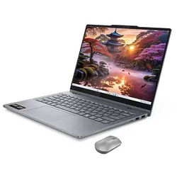 Lenovo IdeaPad 5 2-in-1 14 R7-16GB-512GB + Maus AMD Ryzen AI 7 350 Prozessor 2,00 GHz bis zu 5,00 GHz, Windows 11 Home 64, 512 GB SSD M.2 2242 PCIe 4.0 TLC, 14 Inch, Luna Grey
