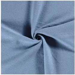 Stofferia Stoff Wolle Walkloden Uni Fernblau, Meterware blau