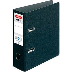 herlitz maX.file Ordner schwarz Karton 7,5 cm DIN A5 hoch