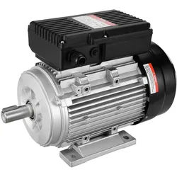 VEVOR 1,5kW Elektromotor 1400U/min AC220-240 V 9,85A 1-phasig 24mm Keilwelle