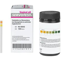 SERVOPRAX Servotest Vaginal pH Teststreifen 100 Stück