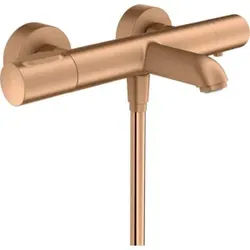 hansgrohe Wannen-Thermostat Axor Citterio M AP, Ausl. 180mm, 2 Verbr., brush. bronze