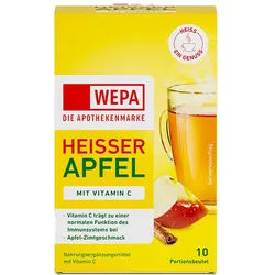 WEPA HEISSER APFEL 10X10 g Pulver