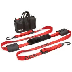 ACEBIKES Buckle Up Lenker Spanngurt, schwarz-rot