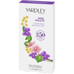 Yardley of London April Violets Seife 3x100g