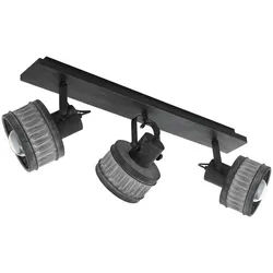 Eglo Deckenleuchte , Grau, Schwarz , Metall , rund , 16x30x75 cm , Lampen & Leuchten, Innenbeleuchtung, Deckenleuchten, Deckenleuchten