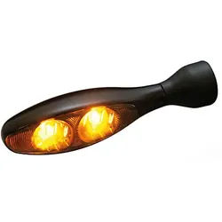 Kellermann Blinker Micro 1000 ,Dark, LED, schwarz, getöntes Glas, schwarz für Männer