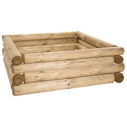 BooGardi Sandkasten Sandkiste Bausatz, (16-tlg., 100 x 100 x 40 cm), viele Größen · Buddelkiste · Sandbox · ohne Boden quadratisch | 100 cm x 100 cm x 40 cm