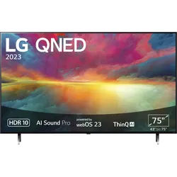 LG QNED-Fernseher »75QNED756RA«, 190 cm/75 Zoll, 4K Ultra HD, Smart-TV LG schwarz