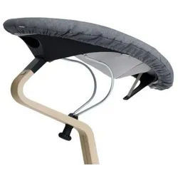 Stokke Hochstuhlliege , Grau, Schwarz, Pink , Textil , 20x38.5x71 cm , 5-Punkte-Sicherheitsgurt, Liegefunktion ab Geburt, ideal zum Füttern auf Augenhöhe , Babymöbel & Kindermöbel, Babyzimmer, Babywippen & Babyschaukeln