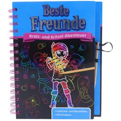 Kratzbuch: Beste Freunde - Kratz- und Kritzel- Abenteuer ullmann NEU