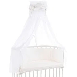 Babybay Himmel , Weiß , Textil , Stern , 135x0.1x200 cm , Schlafen, Babytextil-Kollektionen