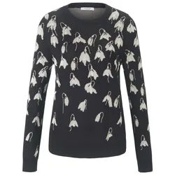 Le pull encolure dégagée mayfair by Peter Hahn noir