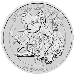 1 kg Silber Australian Koala 2018