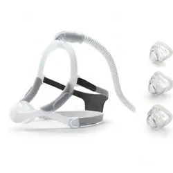 Philips DreamWisp Fitpack Nasal Maskenkissen Inkl. S, M, und L, mit Ausatemventil Kopfband 1 St