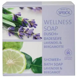 Speick Naturkosmetik GmbH & Co. KG Feste Duschseife Wellness Soap - Lavendel + Bergamotte 200g