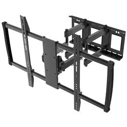 Maclean TV-Wandhalterung MC-679, (bis 100,00 Zoll, TV Wandhalterung 60-100" bis max. ca. 80kg neigbar) schwarz