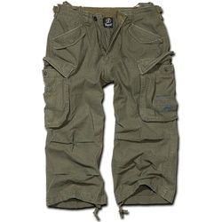 Brandit Industry 3/4 Shorts, grün, Größe 2XL