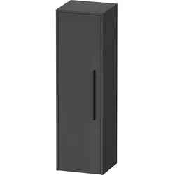 Duravit D-Code Halbhochschrank DC1338LBD490000 Griffe Diamantschwarz, Graphit Matt, 400x1320x36 mm