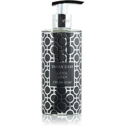 Vivian Gray Cool Grey Vetiver & Patchouli feuchtigkeitsspendende Seife für die Hände mit Parfümierung 400 ml
