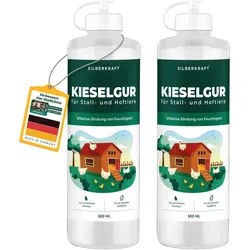 Silberkraft Kieselgur für Hoftiere Pulver 2x500 ml