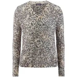 Pull en v-alpaca BASLER beige