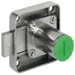 Aufschraub-Riegelschloss, Symo, Dornmaß 25 mm, Riegelweg kurz, rechts, Ø18mm, 22mm