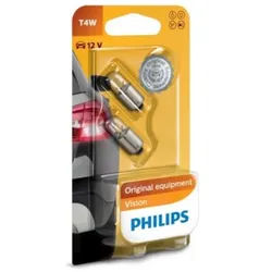 Glühlampe T4W PHILIPS PHI 12929/2B, 2 Stück