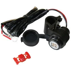 HIGHSIDER smarte 2-Wege-USB-Steckdose, schwarz
