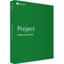 Project 2016 Professional - Produktschlüssel - Sofort-Download - Vollversion - 1 PC - Deutsch