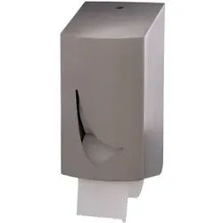 All Care wings Toilettenpapierspender, Geeignet für 2 Rollen bis Ø 140 mm Durchmesser, Maße: H 34,6 x B 16,5 x T 16,5 cm