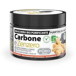 Puro Haarmaske PURO BIO Haarmaske Aktivkohle und Ingwer 250 ml