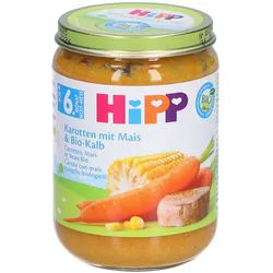 HiPP - Bio-Karottenpüree Mais & Kalb ab 6 Monaten