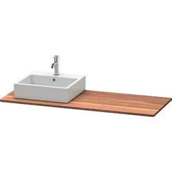 Duravit XSquare Konsole Amerikanischer Nussbaum Matt 1400x550x20 mm - XS061GL7777 XS061GL7777