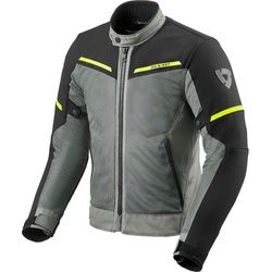 Revit Airwave 3 Motorrad Textiljacke, schwarz-grau-gelb, Größe S