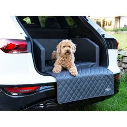 CopcoPet Tier-Autobett Travel Bed Hunde Reisebett grau 90 x 55 cm