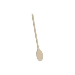 Metaltex Kochlöffel, rund, Rührlöffel aus Buchenholz für die Zubereitung Ihrer Lieblingsspeisen, Lange: 25 cm