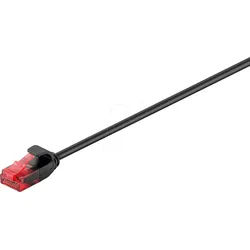 GOOBAY 93717 - Cat.6 Slim-Patchkabel, U/UTP, 5 m, schwarz